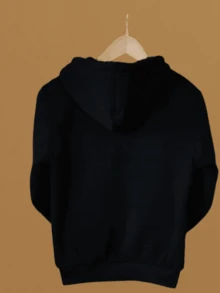 Women's Sweatshirt Simple Casual Party Pocket Zipper Drawstring - Navy Blue - View 2