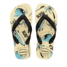 Havaianas Sports Children's Flip Flops - Yellow - View 1
