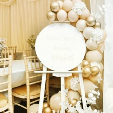Baby Shower Gender Reveal Kit With 125 Peach Sand And Gold Balloons - Nhiều màu - Xem 5