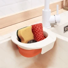 1 件多功能可折叠鲸鱼形沥水篮，厨房水槽过滤器，用于收集食物垃圾和剩菜