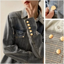 10/12 Chiếc Nút Tròn Thời Trang Thiết Kế Đơn Giản Thủ Công Phụ Kiện May Vá Quần Áo Cho Áo Sơ Mi, Váy - Nhiều màu - Xem 9