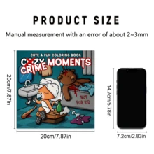 疯狂犯罪现场：趣味、可爱、温馨的成人涂色书 - 24页，用犯罪现场涂色营造氛围，缓解压力：……适合涂色爱好者 - 但不适合儿童。返校季，学习用品 - 瘋狂時刻 - 查看 4