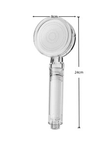 1 Piece Handheld Shower Head, Double-Layer Chlorine Removal Filter Shower, Strong Multiple Filtration, Healthy Water Use, Large Flow Boosting Bath Showerhead. Optional Shower Tube/Shower Bracket Bathroom Accessories, Full Bathroom Set, Home Bathroom Decor.