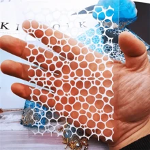 Water Ripple Effect For Resin Molds, DIY Silicone Epoxy Casting Thin Flexible SoftSmooth Sea Ocean Ornament Handmade Art Craft Jewelry Pendant Keychain NecklaceEarring Holiday Home Decoration - Multicolor - View 2