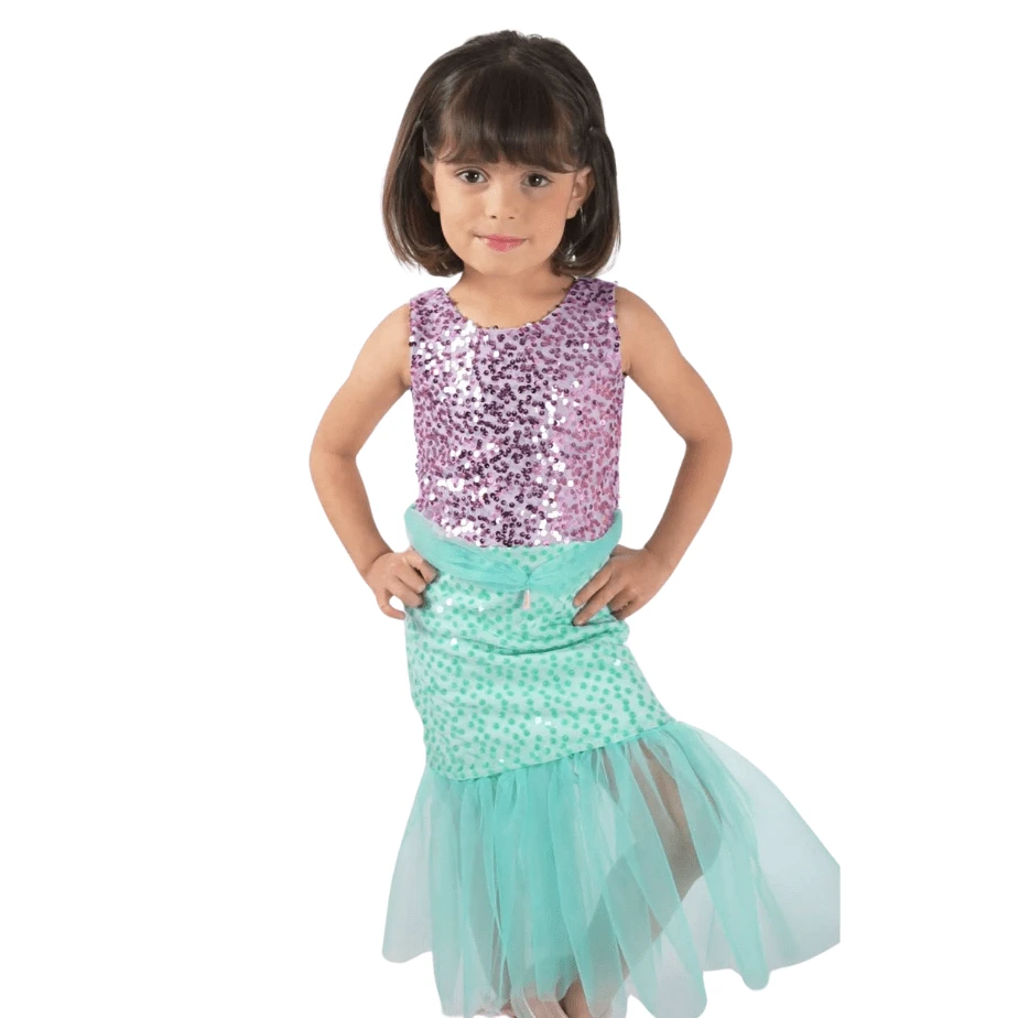 Vestido de Sirena - verde menta - Ver 1