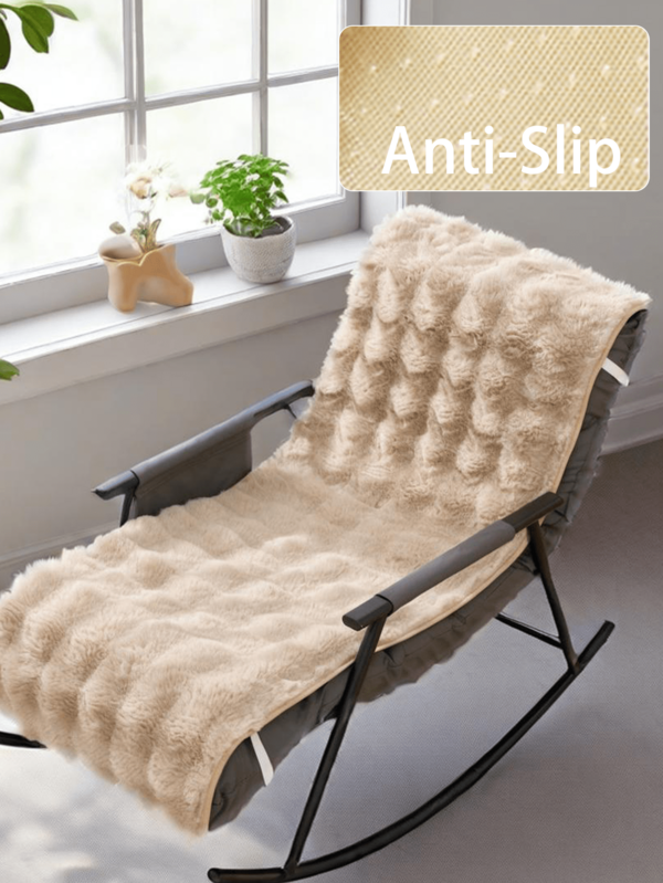 1 Pieza Funda de sofá de piel sintética de una sola pieza con correa, lavable a máquina, suave y cómoda para sillón reclinable, sofá de dos plazas o mecedora de una sola persona