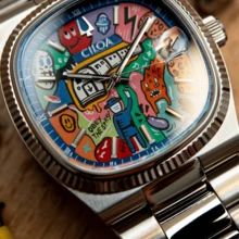 1pc CILOA Men's Highly Attractively Cartoon Design Large Dial Waterproof Quartz Watch, Everyday Wear - Silver - View 8