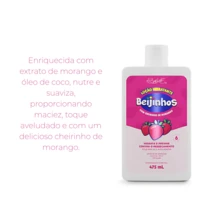 Loção hidratante com cheirinho de morango - Belkit - Rosa chiclete - Visão 2
