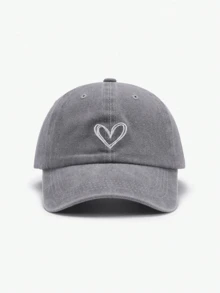 1 buah Topi Baseball Wanita Bordir Hati, Topi Kasual Pelindung Matahari Luar Ruangan yang Dapat Diatur, Cocok untuk Musim Semi, Musim Gugur, Perjalanan, Pantai, Liburan. Topi Matahari Unisex Gaya Y2K - topi baseball - View 30