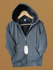 Women's Sweatshirt Simple Casual Party Pocket Zipper Drawstring - Multicolor - View 1