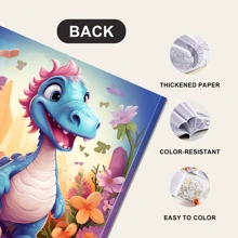 25 pagine di un libro da colorare premium spesso con animali, pieno di scene immaginative e ricche illustrazioni, un taccuino da disegno con illustrazioni su un solo lato, adatto per adulti e adolescenti, per rilassarsi e stimolare la creatività, un regalo ideale per Ognissanti, Ringraziamento, Natale e altre feste, per il ritorno a scuola e materiale scolastico