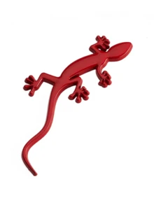 Dekorative Gecko Autoaufkleber, witzige metallisch schwarze Gecko Aufkleber für Karosserie, personalisierter Nummernschild und Heckaufkleber - Verschiedenfarbig - Übersicht 8