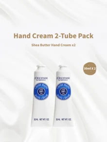 L'Occitane 欧舒丹乳木果护手霜 30ml + 欧舒丹杏仁舒缓护手霜 30ml + 欧舒丹玫瑰护手霜 30ml + 欧舒丹橙花薰衣草护手霜 30ml + 欧舒丹葡萄樱花护手霜 30ml + 欧舒丹樱花护手霜 30ml - 藍白色*2 - 查看 2
