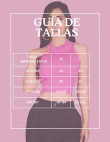 Blusa Crop Cuello Halter Canale Diseño Elegante y Comodidad - Rojo - Ver 4