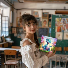 25 pagine di un libro da colorare premium spesso con animali, pieno di scene immaginative e ricche illustrazioni, un taccuino da disegno con illustrazioni su un solo lato, adatto per adulti e adolescenti, per rilassarsi e stimolare la creatività, un regalo ideale per Ognissanti, Ringraziamento, Natale e altre feste, per il ritorno a scuola e materiale scolastico