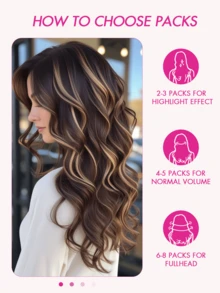 纳米环接发 真人发丝隐形纳米环接发 直发纳米珠接发 50S 冷熔接发 增加发量 - 彩色 - 查看 7