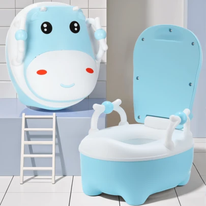 OYAJIA Töpfchentrainer, Toilettensitz Kinder, Kindertoilette, Töpfchen-Trainer für Kindern, für Babys und Kinder stabiler Babytopf, kinderfreundliches Design, lustige Art zum Üben von Kleinkindern