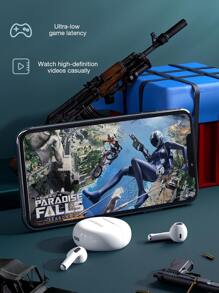 Lenovo Lenovo 1pc HT38 Wireless Bluetooth Earphone Sport Earbuds With HD Sound Bass Sweatproof Lightweight Comfortable Fit For Women Men Gift Idea Black White Holiday Present