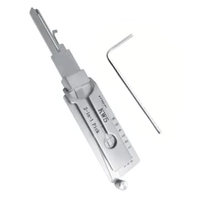 1 pieza Herramienta de acceso de emergencia 2 en 1 SS001 Pro, herramienta de cerrajería civil, portátil, de alta precisión