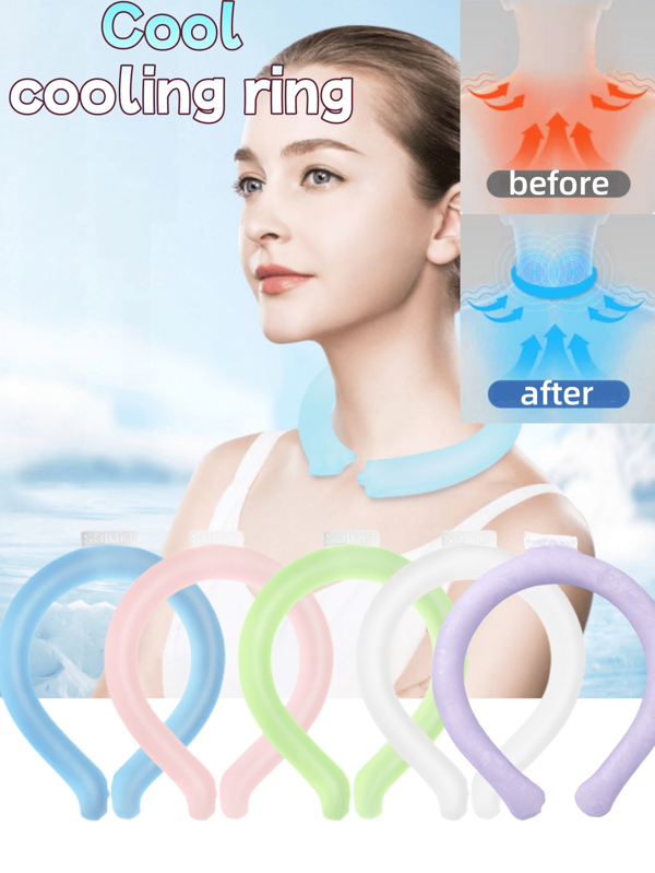 Neck Cooling Tube, A Reusable Ice-Cooling Wearable Body Cooling Product, Is A Neck Cooler Specially Designed For Hot Weather. This Neck Cooler Adopts Innovative Liquid Plant Phase Change Material, Which Starts To Freeze In An Environment Below 18°C.