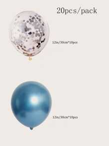 20 pezzi/set Palloncini blu set di decorazioni per feste