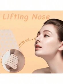 1 件 / 2 件 / 4 件硅胶鼻夹 - 非电池、非电动、非酒精鼻部提升和塑形工具，实现笔直光滑的外观 - 男女的理想选择 - 卡其色 - 查看 3