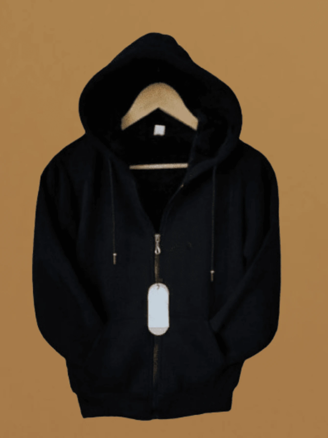 Women's Sweatshirt Simple Casual Party Pocket Zipper Drawstring - Navy Blue - View 1