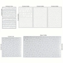 Water Ripple Effect For Resin Molds, DIY Silicone Epoxy Casting Thin Flexible SoftSmooth Sea Ocean Ornament Handmade Art Craft Jewelry Pendant Keychain NecklaceEarring Holiday Home Decoration - Multicolor - View 5