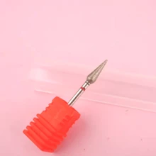 1pc Diamond Cuticle Remover Bit, Suitable For Nail Art, Conical Grinding Head, Russian Nail Art Drill Accessory - Multicolor - View 8