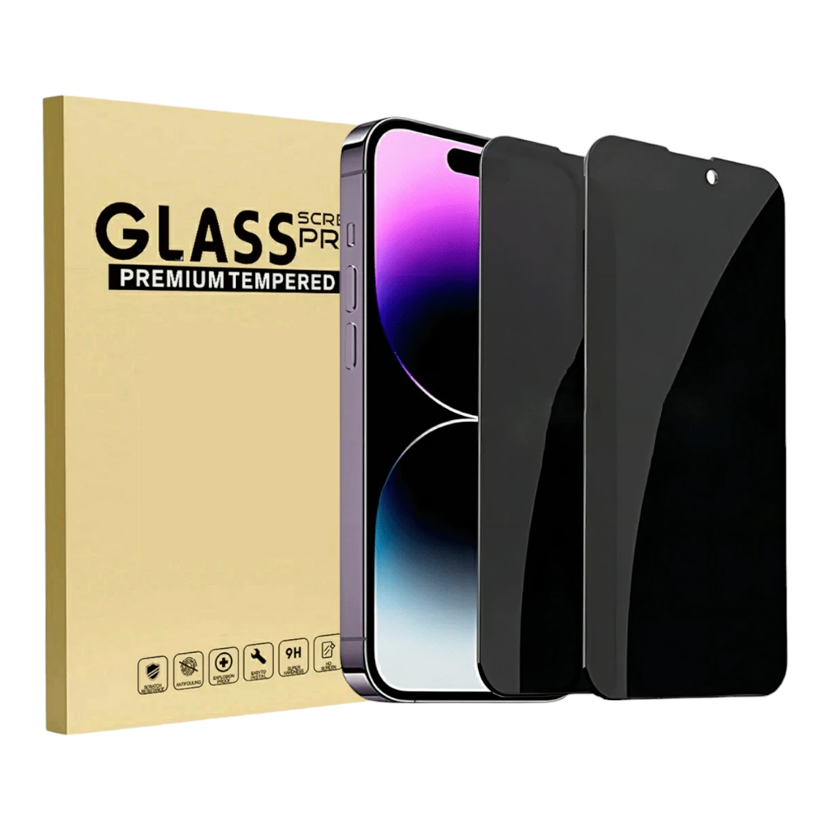 Mida Style 2 Micas de Cristal Templado Privacidad Para Celular Diferentes Modelos