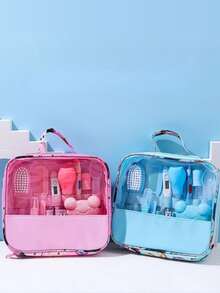 Essential Baby Care Kit For Newborns-Complete Set Nail Hair And Health - Azul - Ver 4