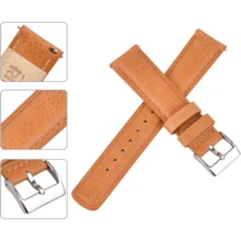 Local Delivery- Christmas Gift Quick Release Leather Watch Bands Genuine Watch Straps For Men Women Top Grain Leather Watch Strap, White Elephant Gifts, Stocking Stuffers For Men, Father's Day Gifts - 紅色和銀色 - 查看 2