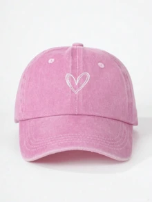 1 buah Topi Baseball Wanita Bordir Hati, Topi Kasual Pelindung Matahari Luar Ruangan yang Dapat Diatur, Cocok untuk Musim Semi, Musim Gugur, Perjalanan, Pantai, Liburan. Topi Matahari Unisex Gaya Y2K - topi baseball - View 27