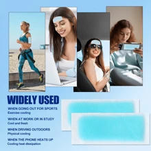 2pcs/10pcs/20pcs/40pcs/60pcs Cooling Patch, Suitable For Hot Weather, Body Cooling, Easy To Carry, Contains Mint Extract, 8 Hours Lasting Cooling, Effective Physical Cooling, Long-Term Heat Dissipation, Effective Relief From Hot Weather, Summer Cooling, Beach, Travel