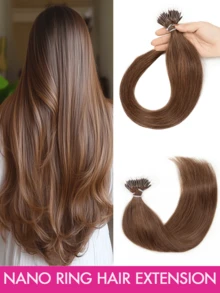 纳米环接发 真人发丝隐形纳米环接发 直发纳米珠接发 50S 冷熔接发 增加发量 - 彩色 - 查看 15
