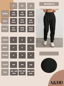 Women's Mid-Rise Pencil Pants With Cat Eye Button And Slit