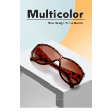Y2k Oversized Sunglasses Women For Men Luxury Brand Designer Vintage Sunglasses Popular Punk Sport Goggle Outdoor Shades UV400 - 黑色透明_銀色 - 查看 3
