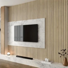 45pcs/Roll Grey Self-Adhesive Waterproof Faux Wood Grain Wallpaper, Easy Removable, Suitable For Modern Simple Home Decor, Living Room Wall Sticker Wall Paper Wall Stickers Room Decor Wall Decor Kitchen Bedroom Living Room Decor - Beige - View 7