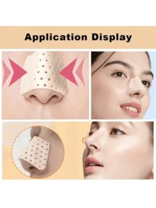 1 件 / 2 件 / 4 件硅胶鼻夹 - 非电池、非电动、非酒精鼻部提升和塑形工具，实现笔直光滑的外观 - 男女的理想选择 - 卡其色 - 查看 6