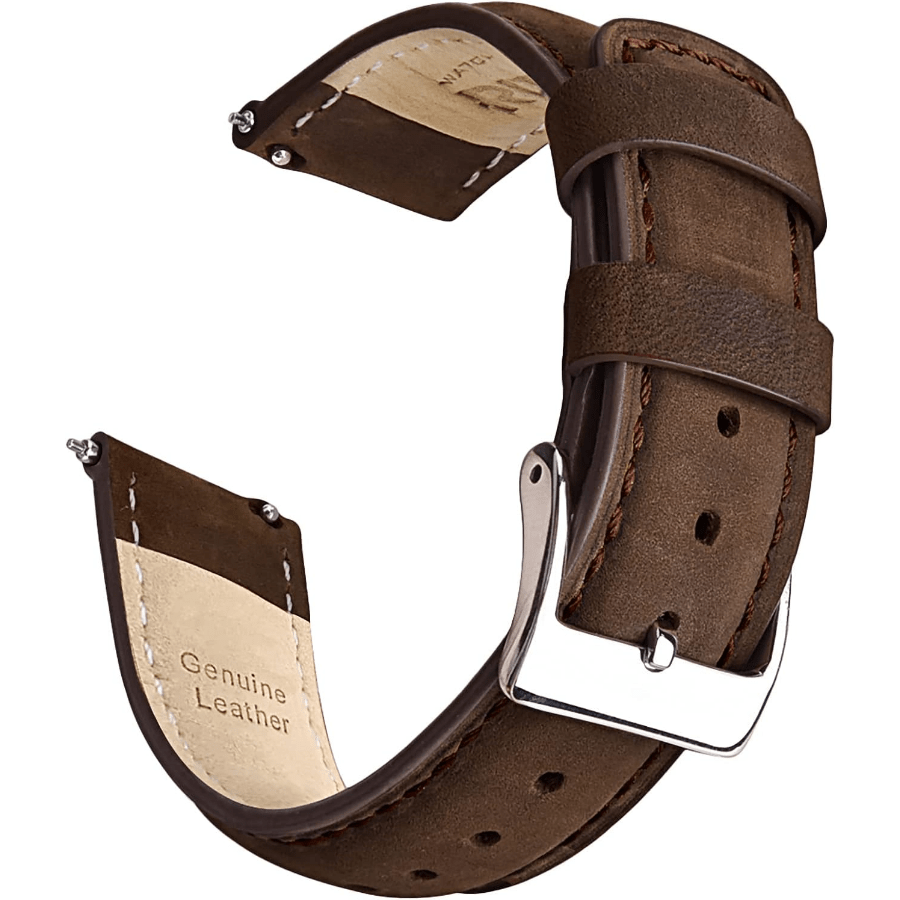 Saddle Brown & Silver