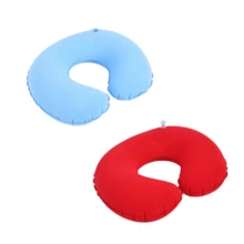2 件充气 C 型颈枕，办公椅头枕，旅行颈枕，家居旅行配件