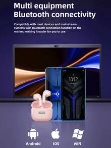 Lenovo LP40 Pro TWS kabellose Bluetooth V5.1 Ohrhörer In-Ear Sport-Kopfhörer wasserdicht Geräuschunterdrückung Ohrstöpsel mit chinesischer Verpackung und chinesischer Anleitung - Einheitsgröße - Übersicht 11