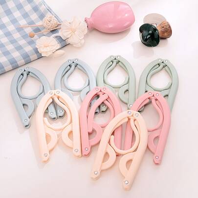 8pcs Collapsible Clothes Hangers - Ultra-Portable Travel Hanging Rack For Underwear And Socks, Space-Saving Folding Drying Rack, Expandable Laundry Organizer For Dorms And Home, Lightweight Durable Hanger System, Compact Closet Solution For Busy Lifestyles, Ideal For Small Apartments, Travel, Office Sets, And Hotel Stays, Non-Slip Grips, Easy Assembly, Keeps Wardrobes Neat And Organized