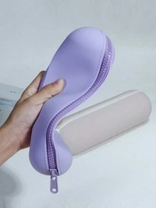 New Large Capacity Silicone Makeup Brush Holder Bag, Cosmetic Tools Organizer Clutch, Multi-Function Makeup Pouch Bags, Makeup Bag, Organizer, Storage, Makeup Organizer, Makeup Bags, Make Up Organizer, Toiletry Bag, Desk Organiser, Cosmetic Bag, Makeup Bag, Makeup Pouch, Bag, Vanity, Makeup Bags, Small Makeup Bag, Makeup Pouch, Cosmetic Bag, Large Capacity, Large Makeup Bag, Christmas Gifts, Pouch, Gifts For Women, Pouch / Small Handbag, Makeup Organizer, Pouch, Brush Holder, Mini Pouch, Large Capacity Pouch, Gifts For Women, Christmas Gifts, Gift Ideas For Women - Multicolor - View 14