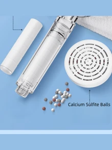 1 Piece Handheld Shower Head, Double-Layer Chlorine Removal Filter Shower, Strong Multiple Filtration, Healthy Water Use, Large Flow Boosting Bath Showerhead. Optional Shower Tube/Shower Bracket Bathroom Accessories, Full Bathroom Set, Home Bathroom Decor.