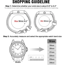 Local Delivery- Christmas Gift Quick Release Leather Watch Bands Genuine Watch Straps For Men Women Top Grain Leather Watch Strap, White Elephant Gifts, Stocking Stuffers For Men, Father's Day Gifts - Black & White & Silver - 查看 4