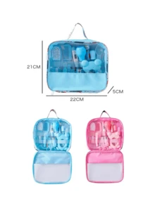 Essential Baby Care Kit For Newborns-Complete Set Nail Hair And Health - Azul - Ver 10