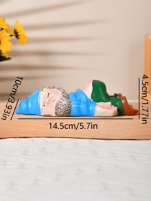 Resin Pineapple Gnome And Flamingo Statue - Charming Indoor/Outdoor Decor, Garden Sculptures And Statues For Patio, Deck Or Home, Perfect Gift For Friends And Family, Calming Home Decor | Whimsical Garden Art | Durable Resin Gnome Garden Decor - Multicolor - View 6