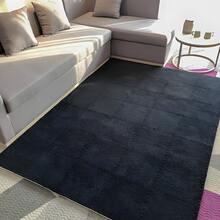 24 块毛绒拼布地毯，蓬松床边地毯，拼图泡沫地垫，方形飘窗垫，美观的房间装饰，适用于客厅、卧室、榻榻米、游戏室，11.81*11.81 英寸，可水洗可修剪，四季皆宜