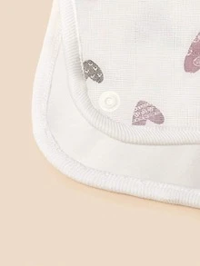 [Oeko-Tex] Fundas reversibles para el manillar del cochecito de bebé con diseño lindo e impreso, diseño reversible para todas las estaciones, suave y cómodo, con forro de felpa - Multicolor - Ver 8